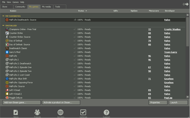 Steam Interface 2010 Steam Interface 2010