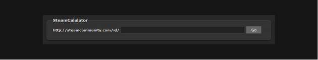 SteamCalculator Input Field - 2012 SteamCalculator Input Field - 2012